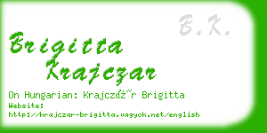 brigitta krajczar business card